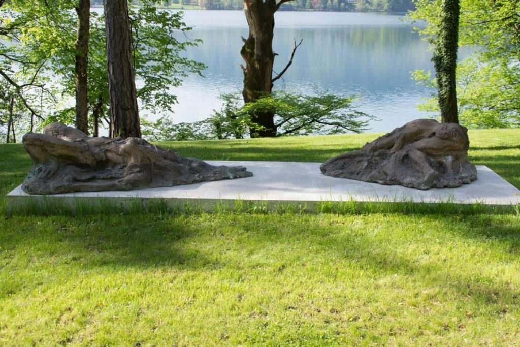 Private Beach House On Lake Bled Exterior foto