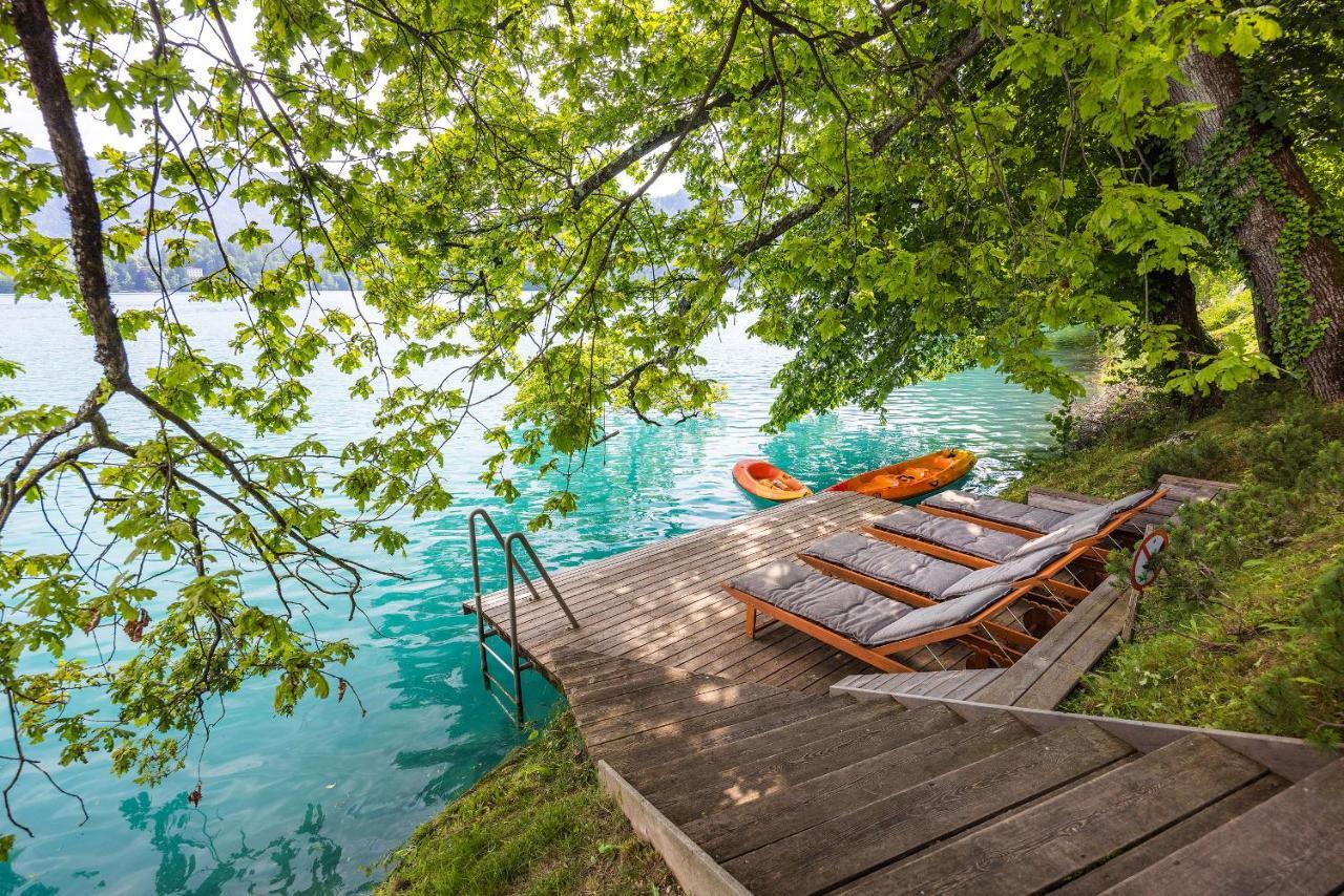 Private Beach House On Lake Bled Exterior foto