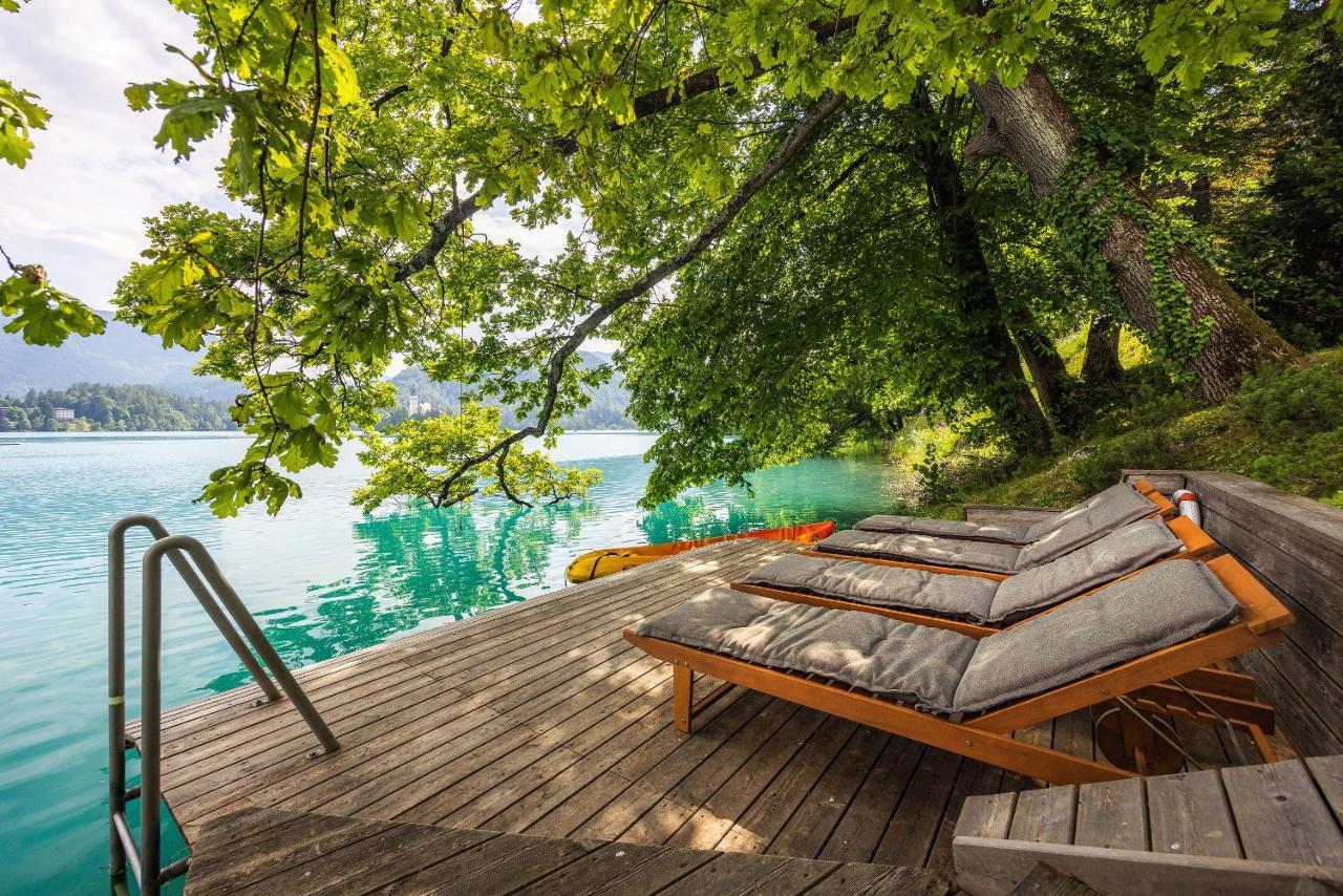 Private Beach House On Lake Bled Exterior foto